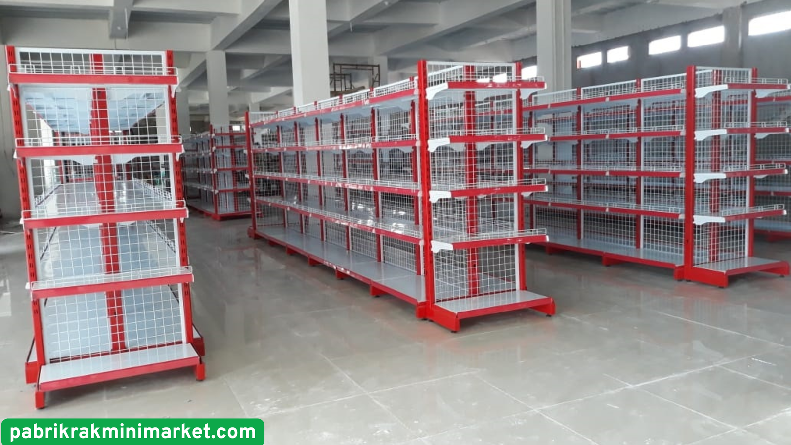 Pabrik Rak Supermarket yang Juga Menerima Custom Rak untuk Produk Unik (Buku, Sayur, Frozen Food)
